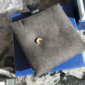 Missoma Pave Moon Mono Stud Earring